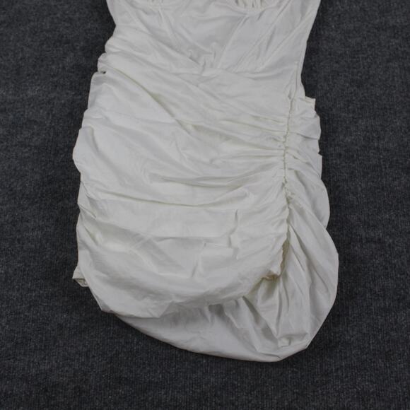 House Of CB Dress Large Clementine Cut Out Asymmetric White Mini Chic Party Sexy - Picture 7 of 14